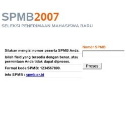 Disalip Internet, Pengumuman SPMB via Koran Adem Ayem